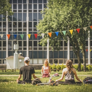 Outside yoga activities