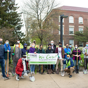 sustainNU and Partners Host Tree Planting