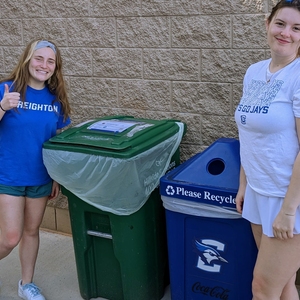 Waste Diversion at Creighton Softball Game