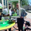 sustainability@BU staff & former Boston University colleagues have fun at Earth Day Festival