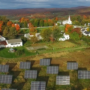 Solar Trackers on Sterling College Campus, Craftsbury Common, VT