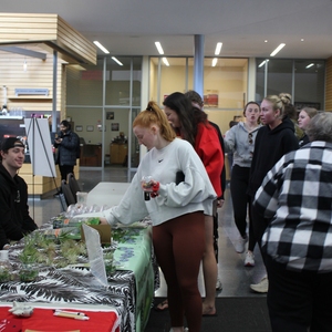 Students at the Earth Day Fair