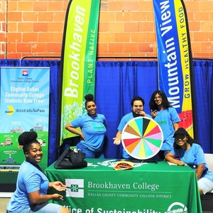 The Dallas County Community College District Booth Won an Award at EarthX!