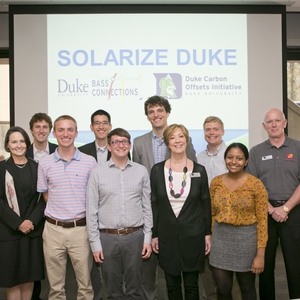 Duke University Carbon Offsets Initiative - Working with students, staff, and faculty to reduce GHG emissions through rooftop solar