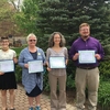 Earth Day Award Recipients - Our student, faculty, and staff award winners! From left to right:  Ivy Coble, Dara Middleton, Dr. Joy O'Keefe, and Dr. Jim Speer  These four people have worked so diligently to ensure the campus and community keeps striving to be the best version of itself.