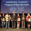 Recognition of the team members that spearheaded the Satisfactory Academic Progress Policy Revision during the 2016 FIU Service & Recognition Awards Ceremony.