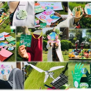 Students of Department of Food and Nutrition, Shaheed Benazir Bhutto Women University Peshawar (SBBWUP), Pakistan celebrated Earth Day at campus to raise awareness about sustainability for DNGFE activity.