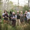 Dr. Joe Poston takes ornithology students for a walk in Catawba College's Fred Stanback Jr. Ecological preserve.