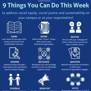 9 Things You Can Do This Week to Address Racial Equity, Social Justice, and Sustainability