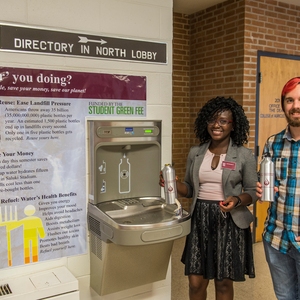 Southern Illinois University water bottle fill stations