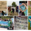 Female students of Department of Bioinformatics, SBBWU showcasing their effort to make campus clean and green by various activities.