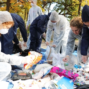 Lehigh University Conducts Residential Hall Waste Audit on Campus Sustainability Day