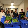 The first delivery of Campus Farm produce to MDining