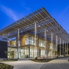 At dusk, The Kendeda Building for Innovative Sustainable Design at Georgia Institute of Technology