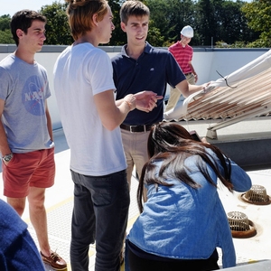 Tour of Residence Hall Rooftop Solar