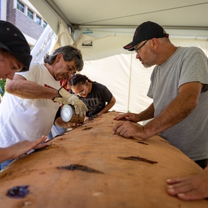 Mohawk College Birch Bark Canoe