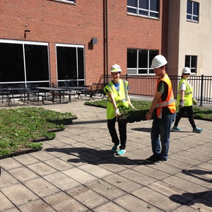 University of Dayton Green Roof Installation