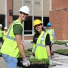 Inspired by environmental biology and sustainability, energy and the environment students, and led by the Hanley Sustainability Institute and facilities management, the University of Dayton Kennedy Union rooftop garden will provide a campus hub for sustainability education.