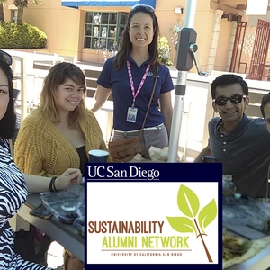 UC San Diego Sustainability Alumni Network members get a tour of Birch Aquarium on campus during alumni weekend in June 2018.