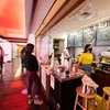 The Sink, a student-run coffee shop, implements reusable dishware and fair trade coffee when serving beverages at the Tufts University campus center.