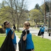 500 SUNY Cortland students volunteered at The Big Event picking up trash, sprucing up yards, and making some minor home repairs in the Cortland community.