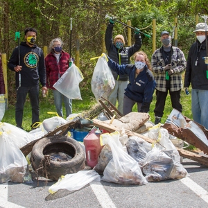 Bowie State University Stream Clean Up: Two distinct generations come together to help Mother Earth