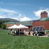 PV panels power the concert stage for Appalachian's annual "Earth Tones" concert.