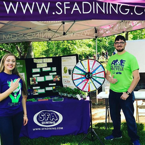 SFA Dining Earth Month Kick Off