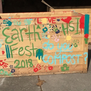 University of Dayton Composting Bins