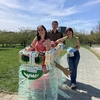 BardE3 students took non-recycle-able items and built a plastic monster to help educate others