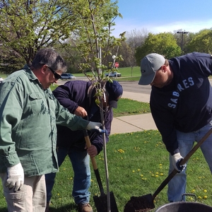 Arbor Day Tree Planting SUNY Fredonia 2017