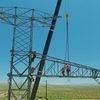 Transmission tower construction