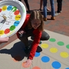 Elon Student Patrick Larsen enjoys Waste Reduction Twister