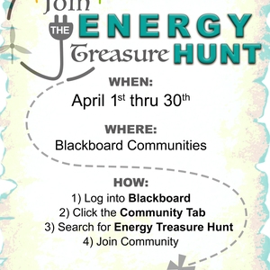 Energy Treasure Hunt Event Flyer