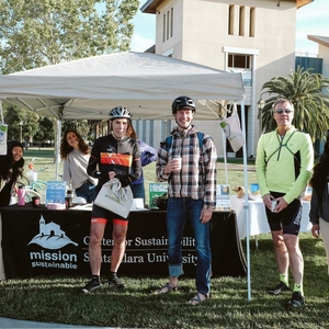 Santa Clara University Bike to Work Day