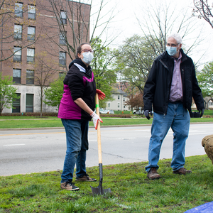 sustainNU and Partners Host Tree Planting