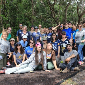 FIU Nature Preserve Pollinator Garden Planting