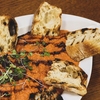 Grilled Ciabatta and Muhammara, part of the Spring 2018 Farm to Fork Dinner at Rice University