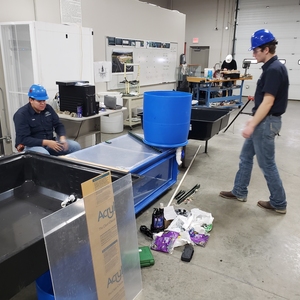 Construction of Aquaponics Unit