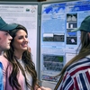 Sul Ross students confer over research posters