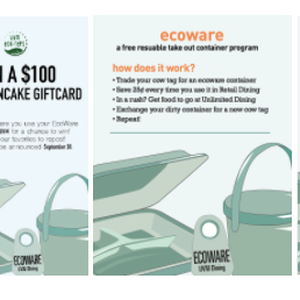 University of Vermont Eco-Reps "EcoWare, Everywhere!" Campaign