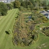 Constructed wetland for stormwater treatment at Binghamton University