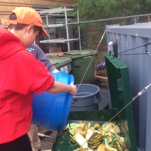 St. John's University - New york students start food waste pulping to double capacity of on-site composting