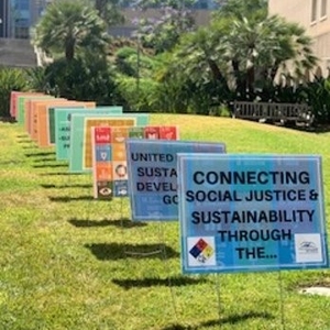 Connecting Sustainability with Social Justice by using the United Nations Sustainable Development Goals (SDGs)