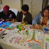 Students at UC Santa Cruz illustrate their personal connections with sustainability and social justice at the event "Not an Aesthetic, Our Resilience: Re-Rooting Sustainability" in Spring 2019, which was co-hosted by the People of Color Sustainability Collective and attended by over 60 students.