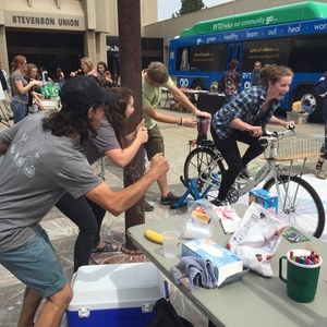 Smooth(ie) Pedal-Power at Southern Oregon University's Earth Week Transportation Options Grill-Out