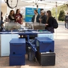 Touch tank at WWU's Earth Day Eve tabeling event