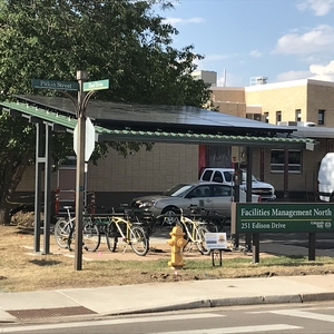 4.2 kW Canopy Array: Bike Shelter - Facilities Services North