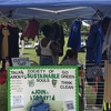 Our Clothing Swap table and the Florida International Sustainability Fair