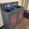 The University of Dayton places composting and recycling bins outside dining facilities on campus to encourage composting and recycling and diverting “trash” from landfills.